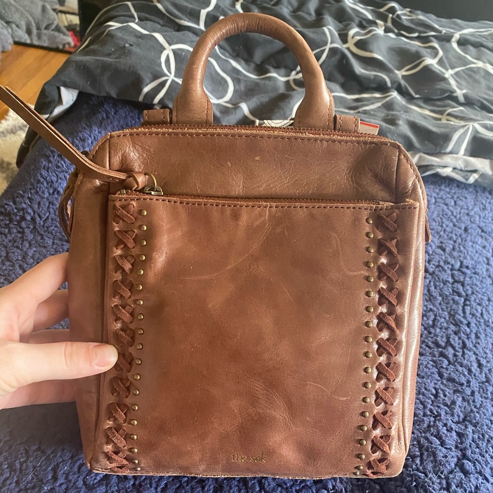 The Sak Loyola Leather Mini Backpack